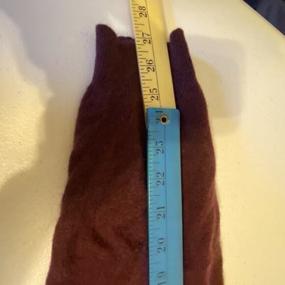 Saks Fifth Avenue Sweater Mens XL 100% Cashmere 1/4 Zip Pullover Luxury Preppy - Picture 4 of 7